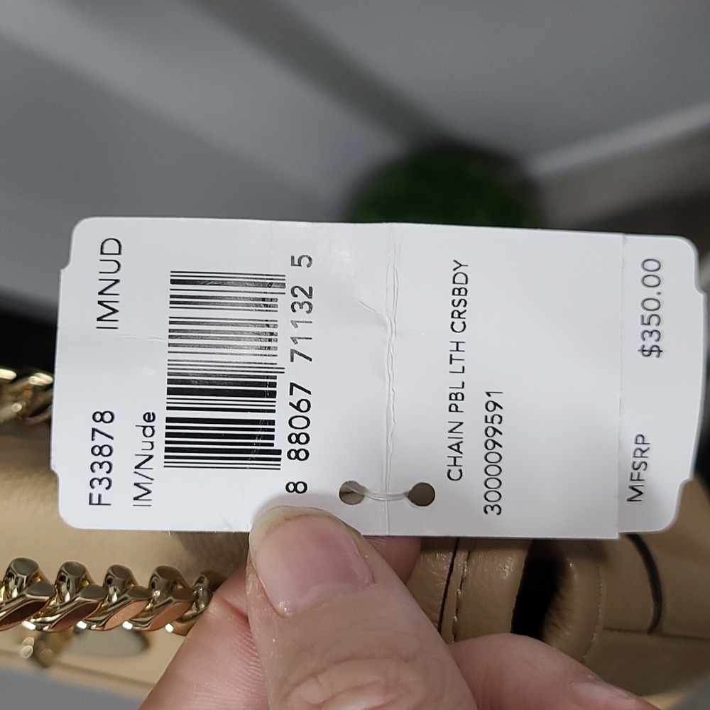 Coach Chain Pebble Leather Crossbody - Picture 11 of 14